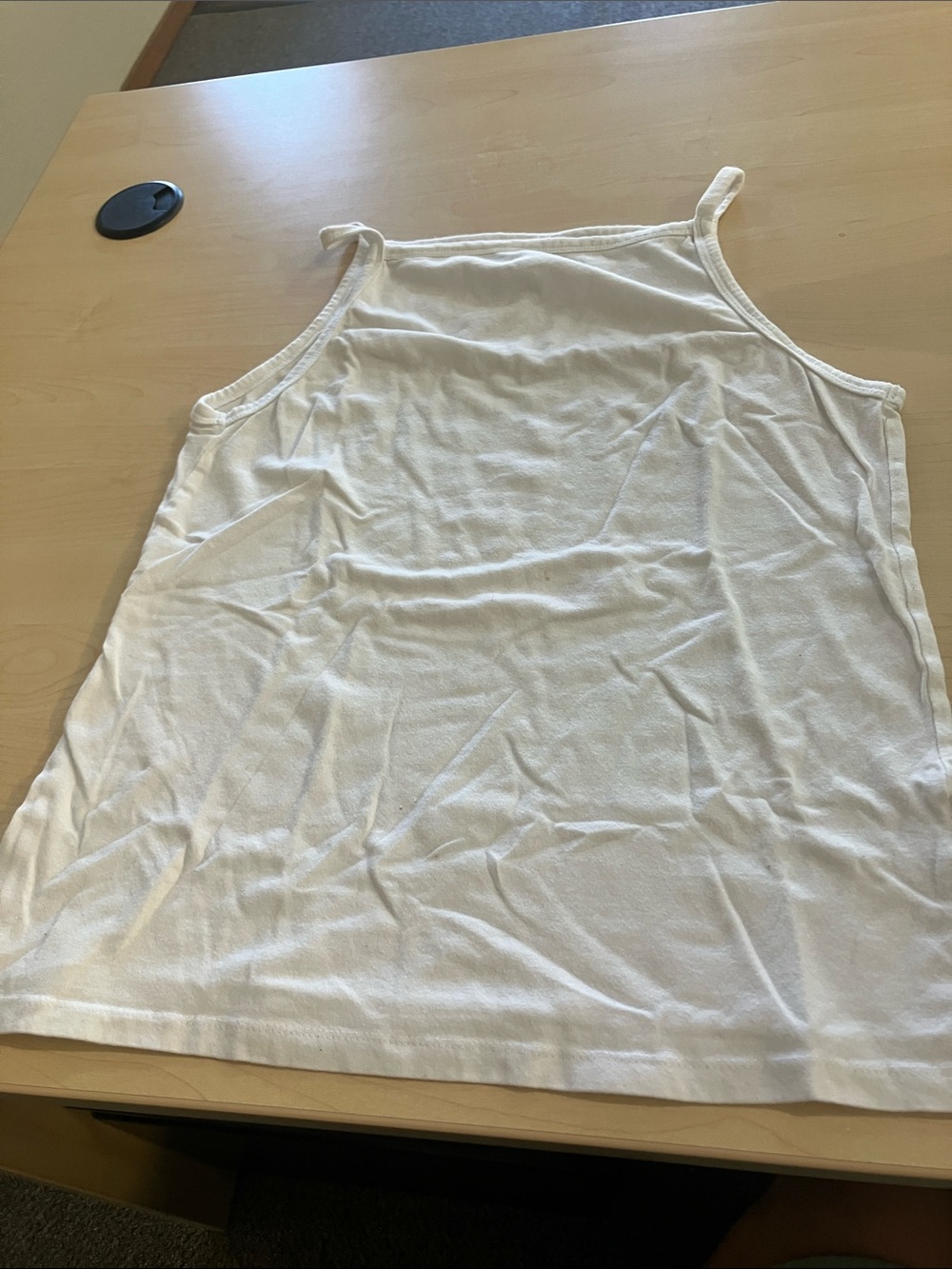 Classic White Girls' Tank Top